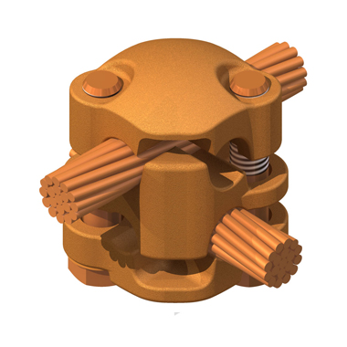230 kv Bronze Bolted Copper Cable Cross Clamp 230 kv Bronze Bolted Copper Cable Cross Clamp