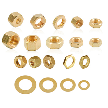 Brass Nuts and Washers